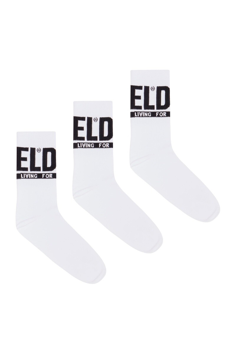 Medias Para Hombre Skm-Ray-3 Pack - Blanco 