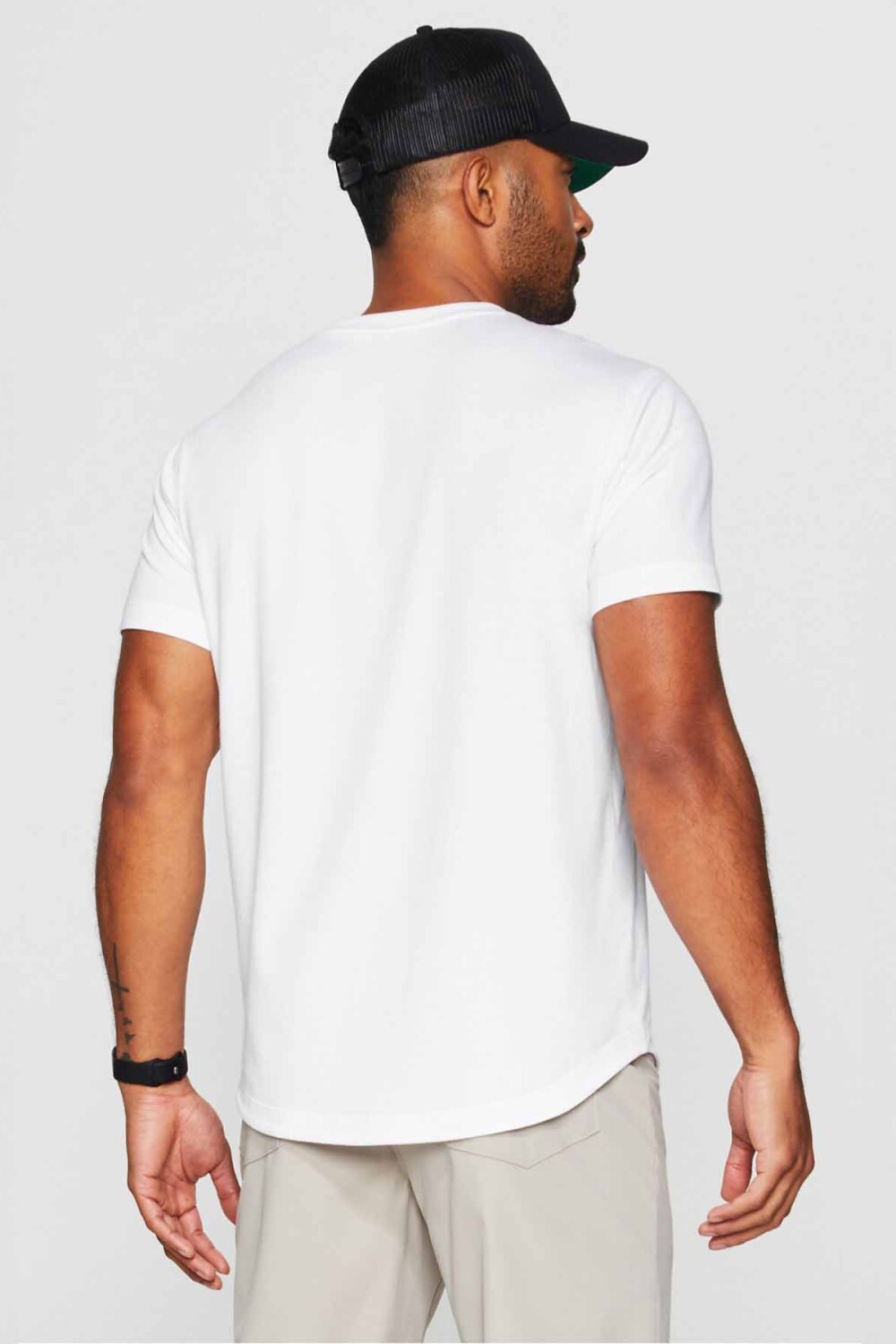 Polo Manga Corta The 24-7 Tee Curved Hem Hombre Classic White