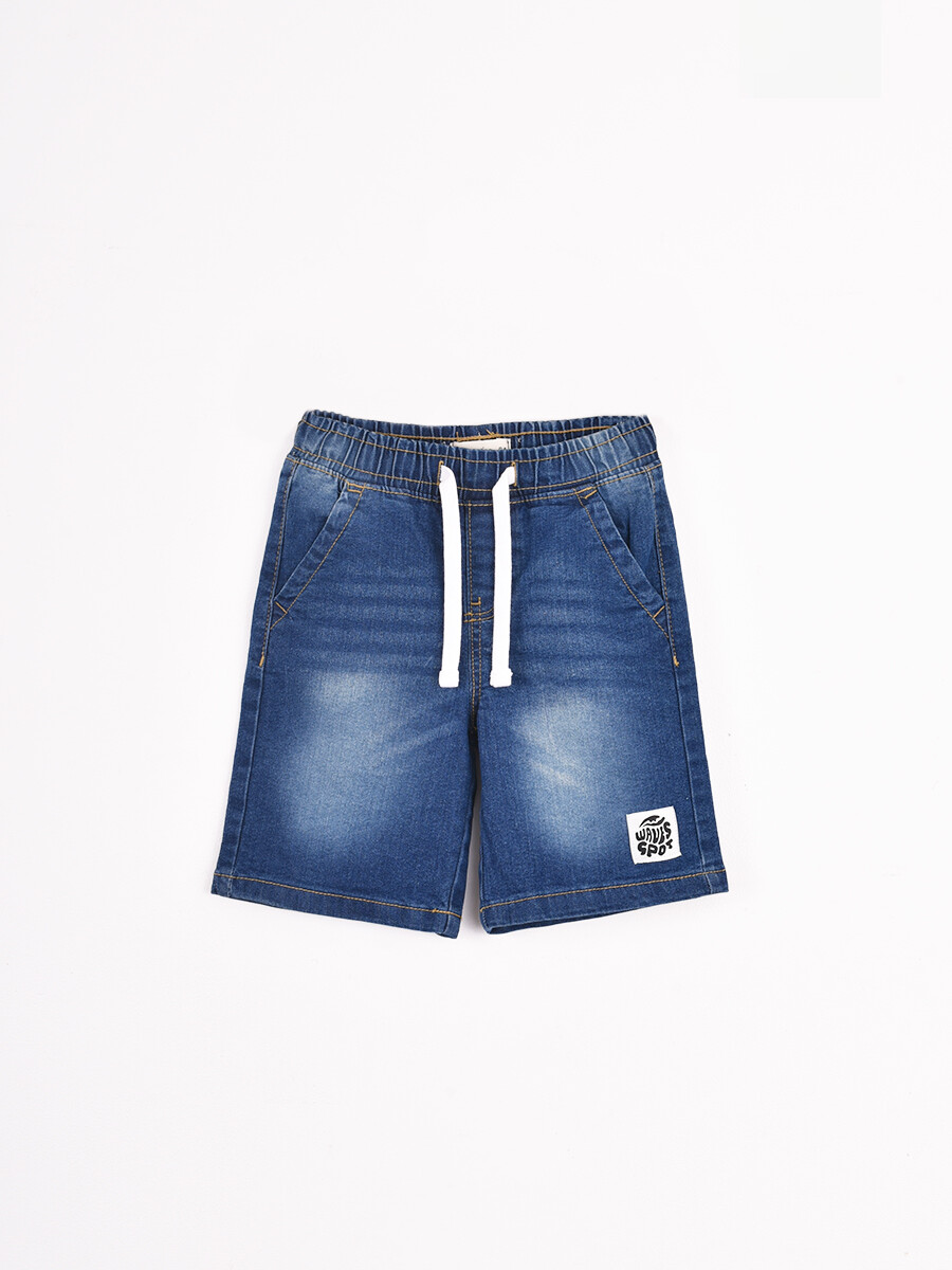 BERMUDA CAIDOR - AZUL 