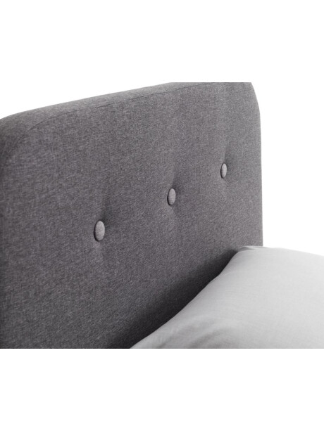 Estructura cama KONGSBERG Queen 160x200 gris Estructura cama KONGSBERG Queen 160x200 gris