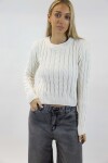 Buzo chenille Zara Blanco