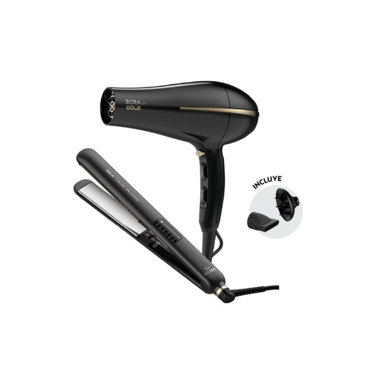 PACK GAMA PLANCHA CP14 DUAL + SECADOR BORA 