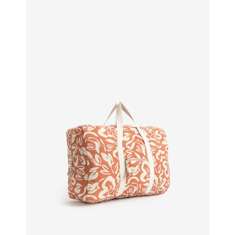 Bolso Plegable de Material Reciclado Estampado Flores