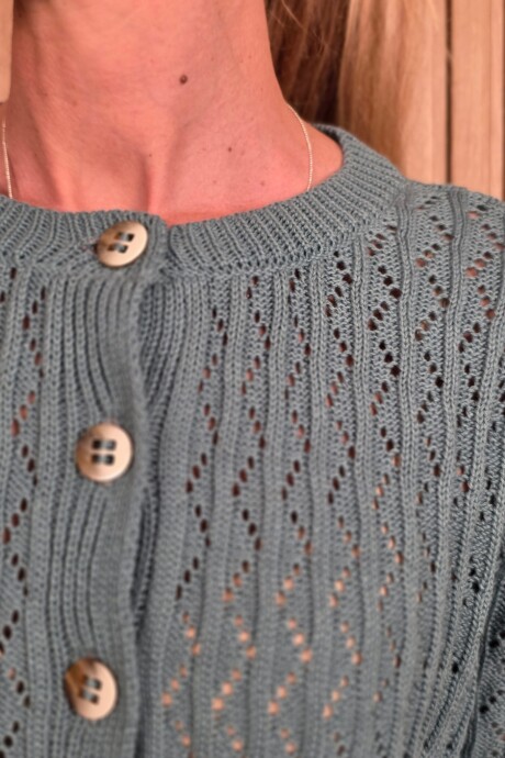Cardigan Mora Tourquesa