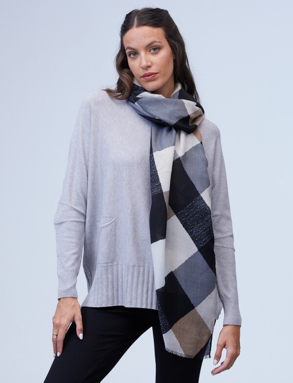 Pashmina Colorblock MULTI/NEGRO