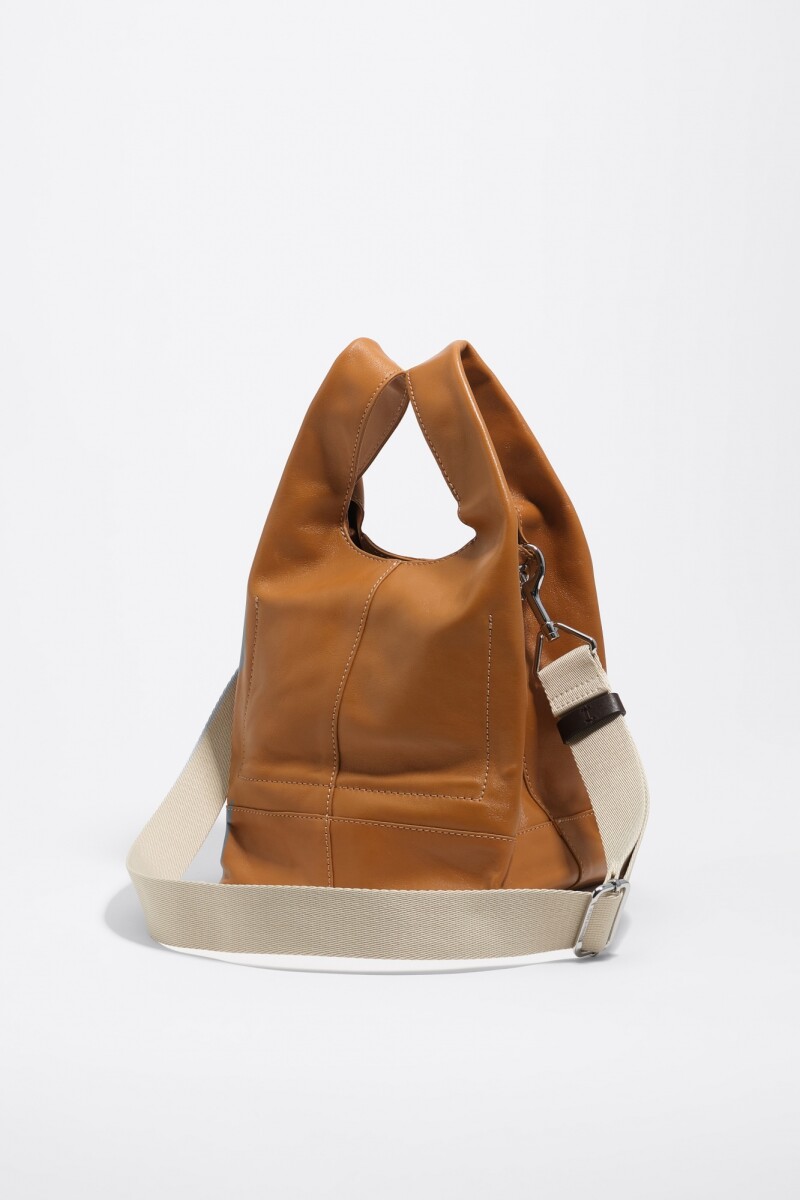 BOLSO PAPER MEDIANO Caramelo