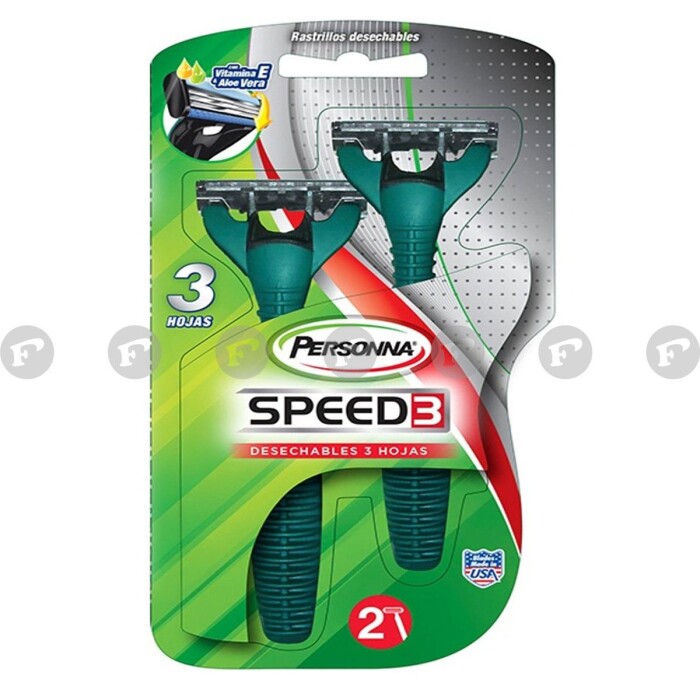 PERSONNA SPEED 3 MAQ. CJ X 2 UN. única