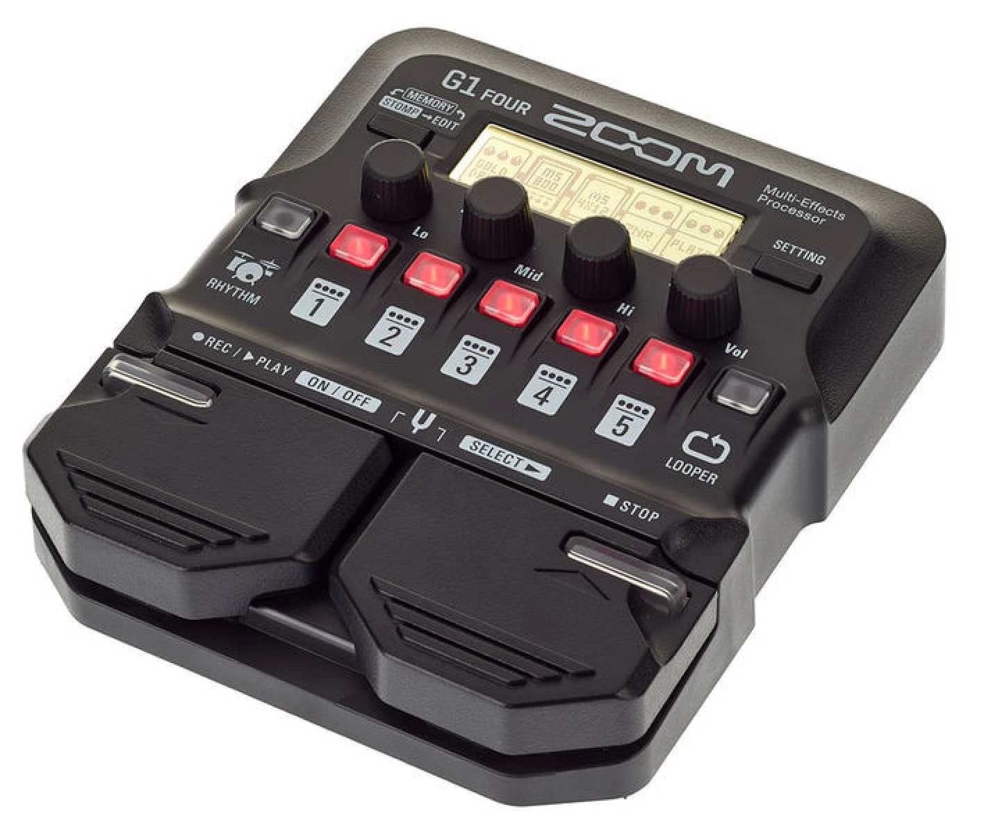 PEDAL MULTIEFECTOS ZOOM G1 FOUR GUITARRA 