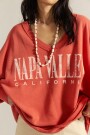 WTF VENICE V NECK GRAPHIC Rosa