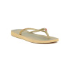 Chanclas Tropical Brasil Ojota Quadradihas De Mujer - Dorado/arena Dorado-arena