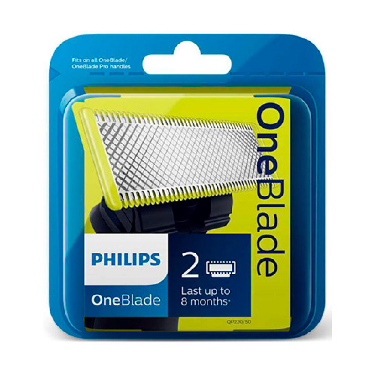 Pack de Cuchillas de Recambio Philips Oneblade QP220/51 