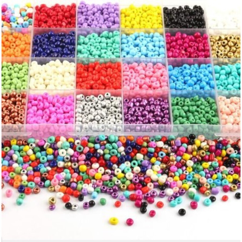 kit de Mostacillas para pulseras en caja 3600 cuentas Kit De Mostacillas Para Pulseras En Caja 3600 Cuentas