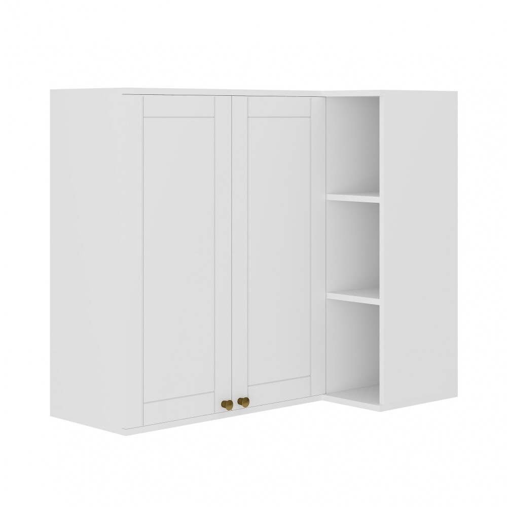 Aereo Esquinero Americana 80 cm 2 Puertas Blanco Aereo Esquinero Americana 80 cm 2 Puertas Blanco