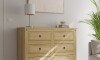 Cómoda 6 Cajones Madera Natural - Linea Mexicana Natural