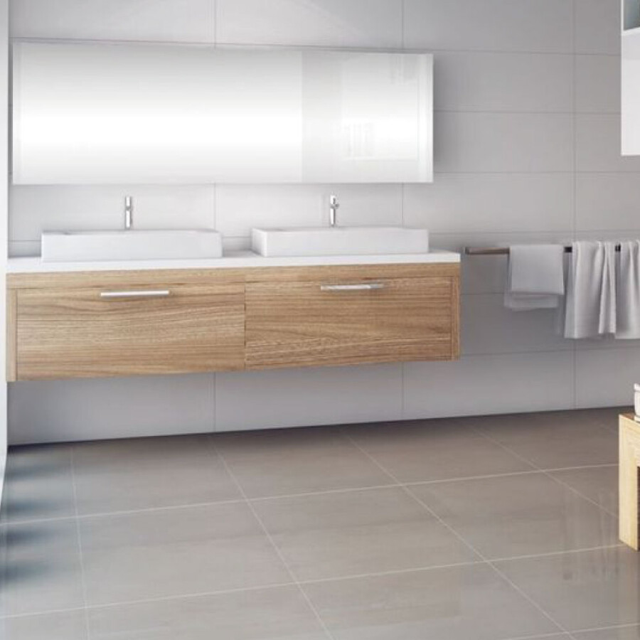 Porcelanato White Plain Matte Porcelanato White Plain Matte