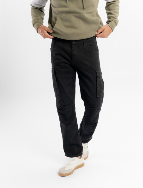 Pantalon cargo negro