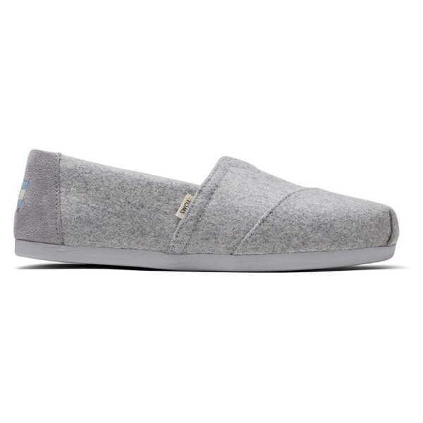 Alpargatas Toms Felt Shearling Gris