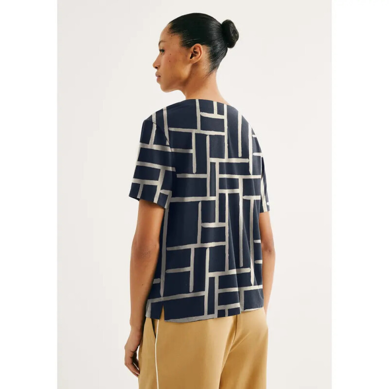 BLUSA MM FEM AZUL ESCURO