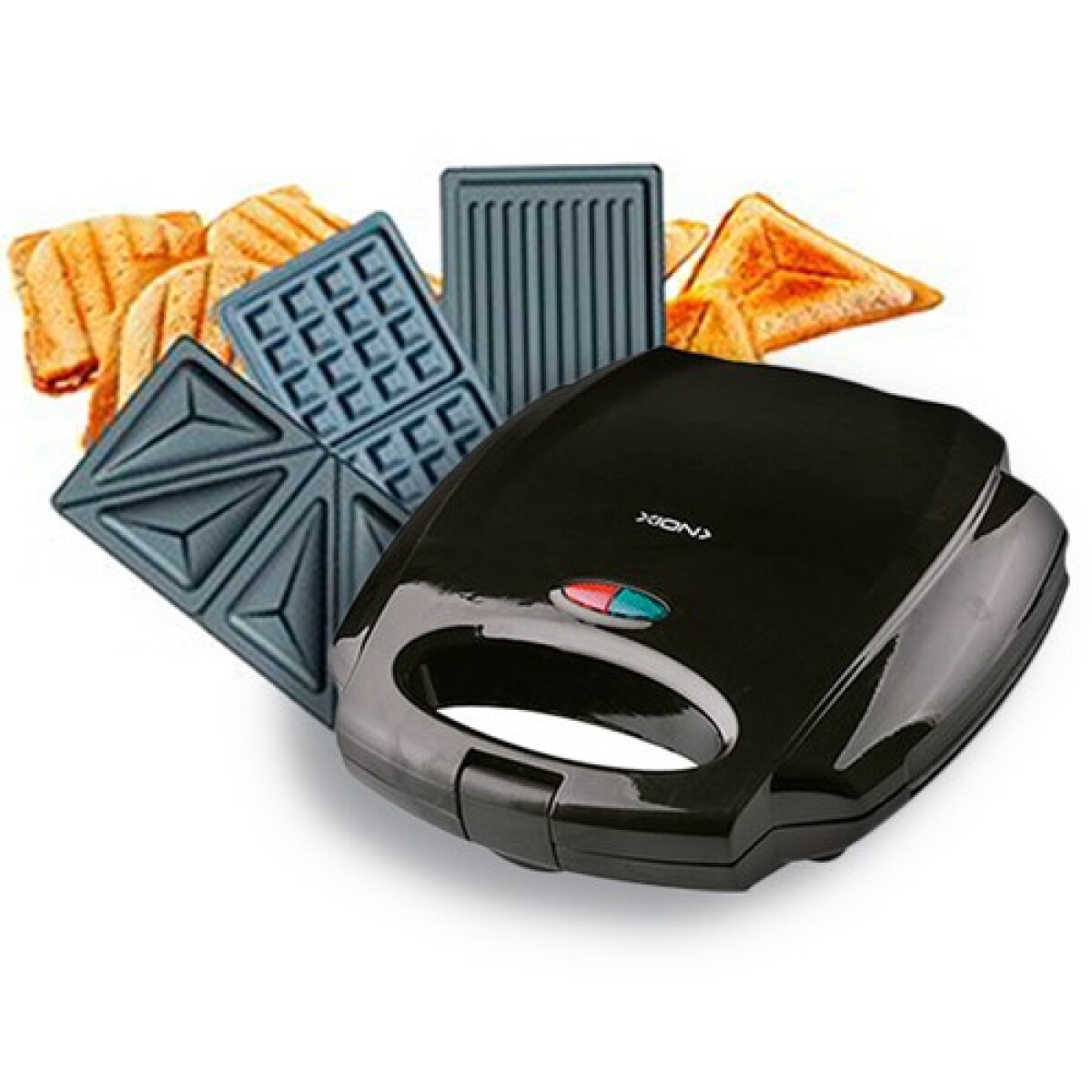 Sandwichera Eléctrica 3 En 1 Xion (plástico partido) 