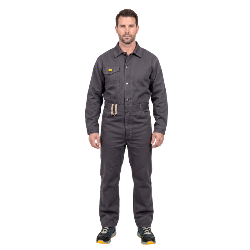 Mameluco De Trabajo Overol Diadora Utility Azul Gris