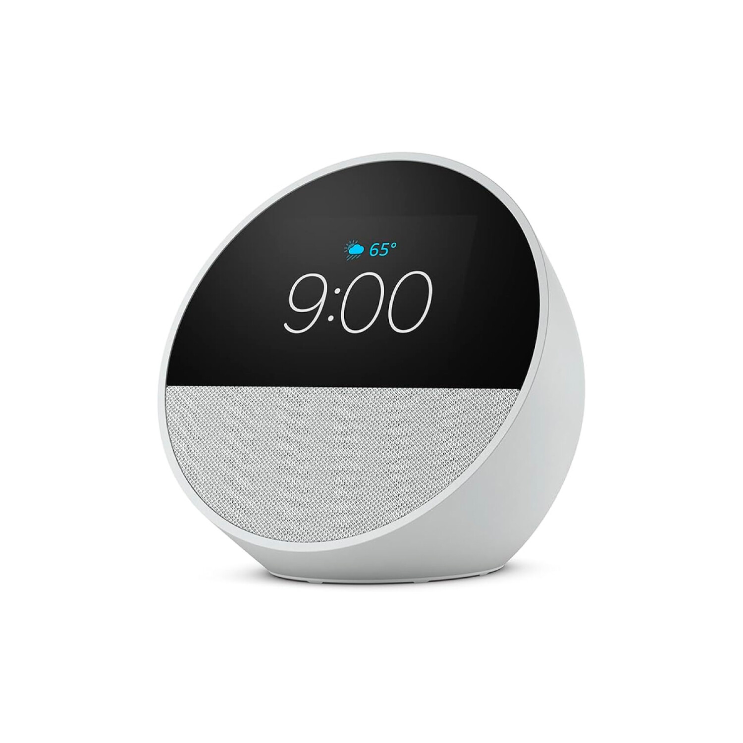 Pantalla inteligente Amazon Echo Spot 2024 Glacier White — ZonaTecno
