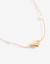 Collares Cortos Perlas Collar Corto Con Perlas Bañado En Oro - Dorado