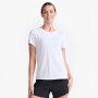 Aero Tee - Mujer White/silver Reflective
