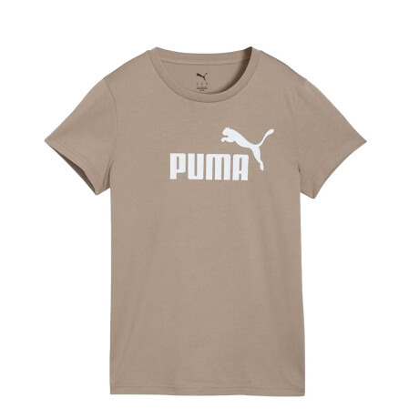 Remera de Mujer Puma Ess N°1 Logo Tee Beige