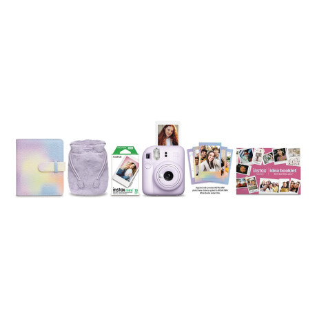 Fujifilm - Cámara Digital Instax Mini 12 Holiday Bundle 2024 - Fotos Instantáneas. Diseño Compacto. 001