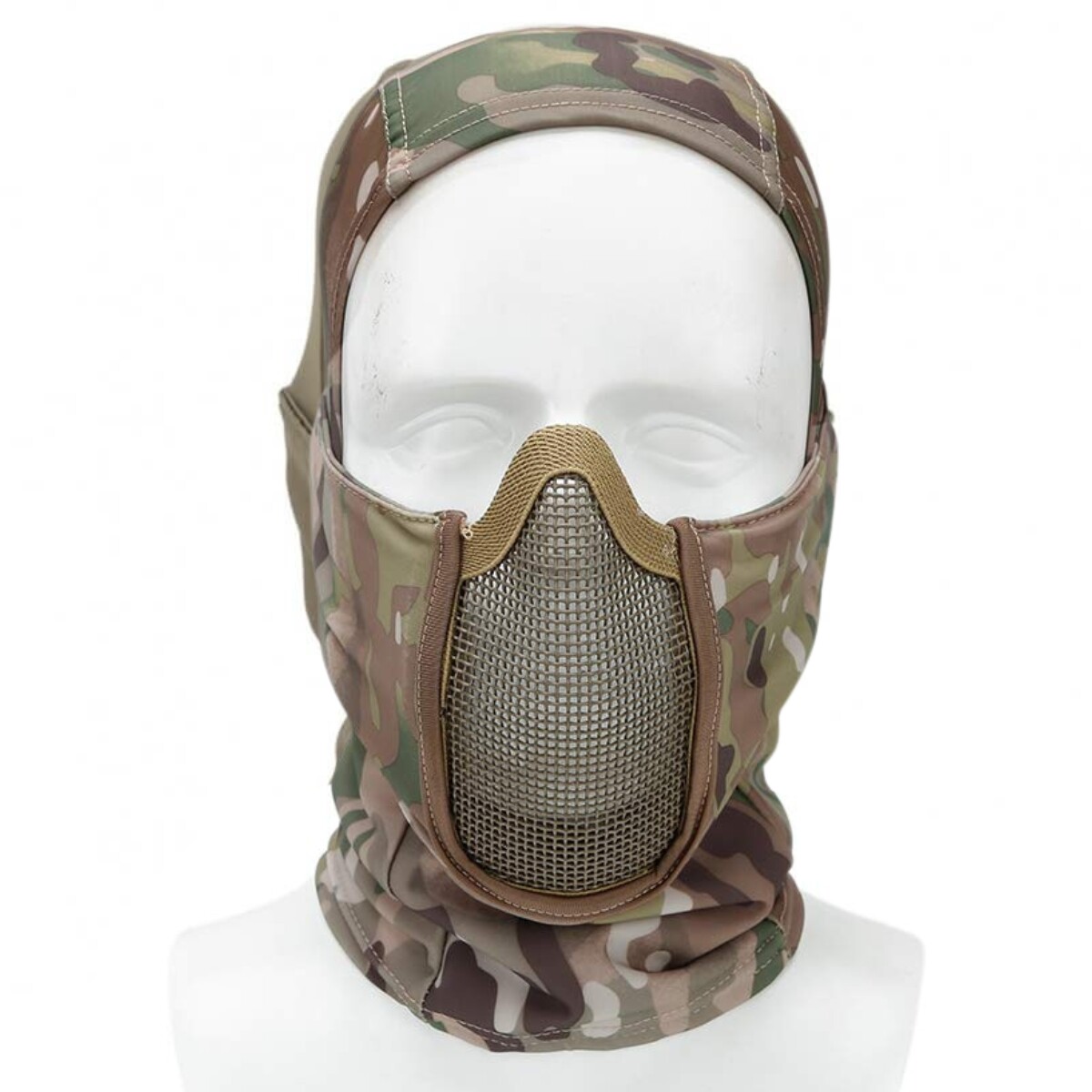 Balaclava con máscara de rejilla - Multicam 