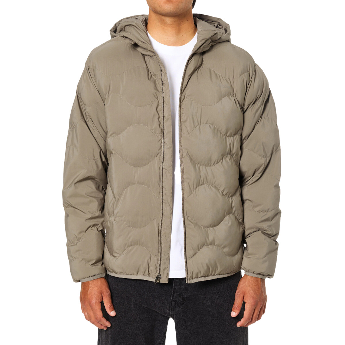 Campera Katin Otg Henson Hooded Puffer - Beige 