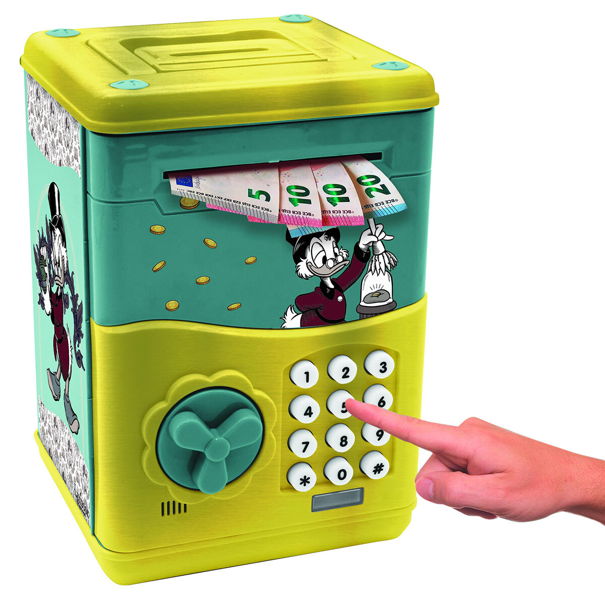 Alcancía Eléctrica Infantil Disney Lexibook con Luz y Sonido 