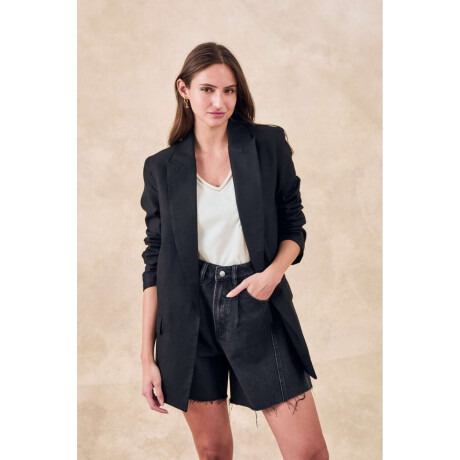 Blazer Lino Negro