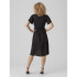 VMSAKI SS CALF WRAP DRESS WVN GA BLACK
