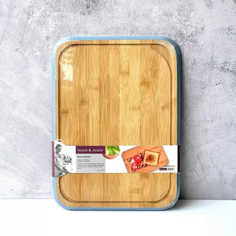 Tabla Bambú Rectangular de Cocina 38cm x 28cm x 1.2cm Tabla Bambú Rectangular de Cocina 38cm x 28cm x 1.2cm