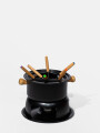 Set P/ Fondue 6 Pinchos Color Unico
