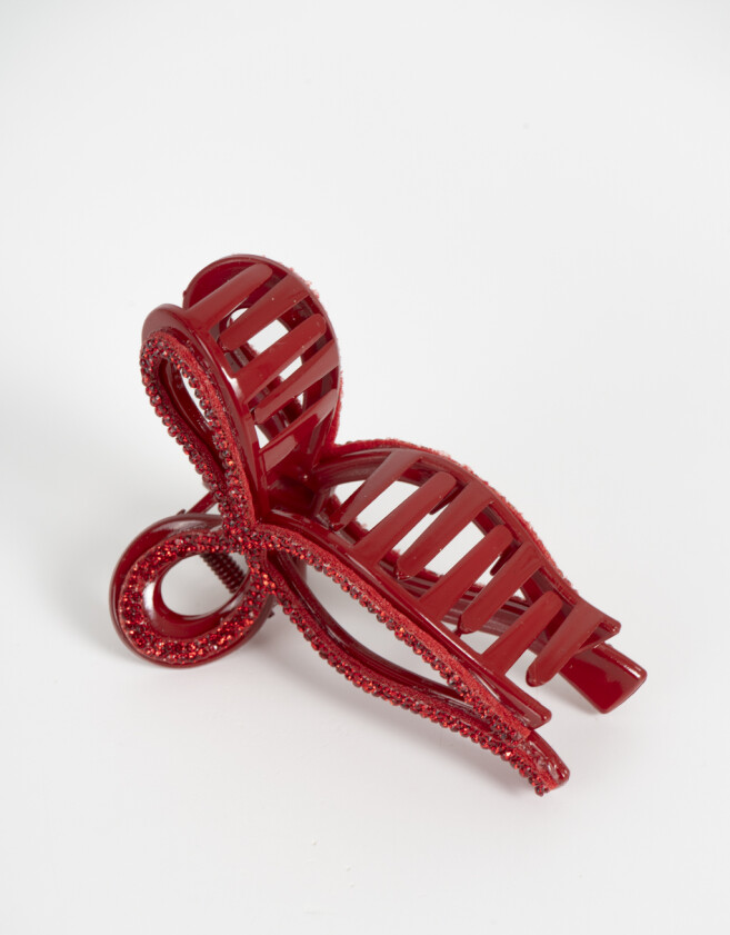 Broche Navidad Broche Moño Navidad - Rojo Medio