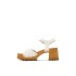 SPINNEY COGNAC SMOOTH SYNTHETIC WHITE