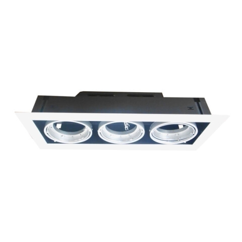 Luminaria de embutir techo rectangular móvil blca NV0712