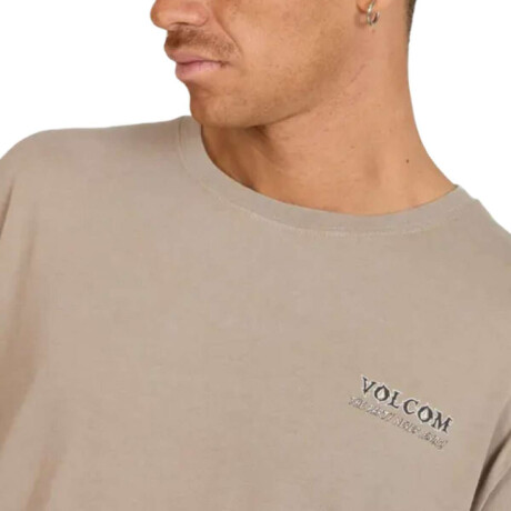 Remera Volcom Party Never Ends Beige
