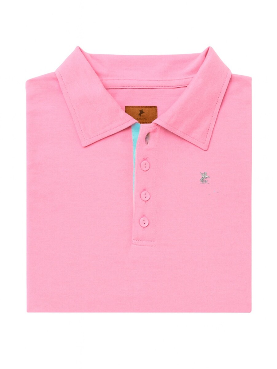 Remera Dama tipo Polo - Rosa 
