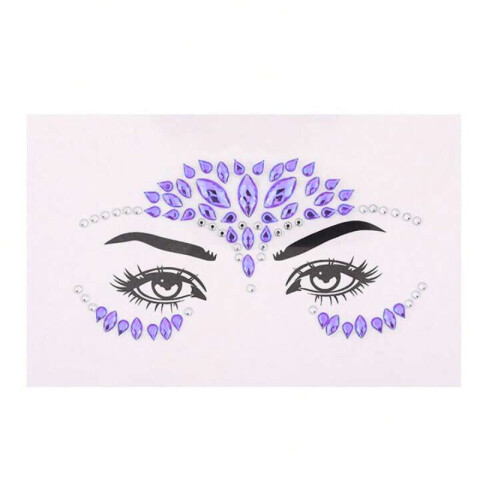 Stickers para Rostro Lila