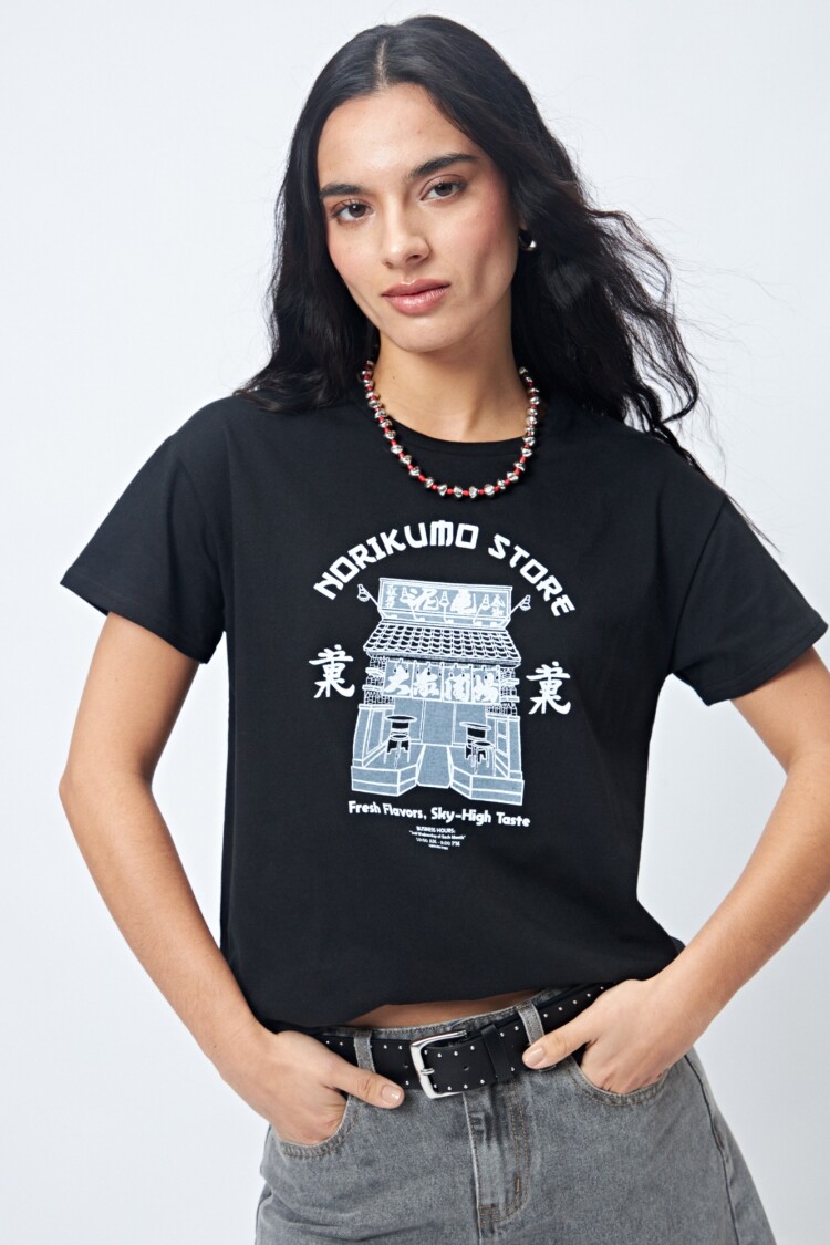 REMERA NORIKUMO Negro