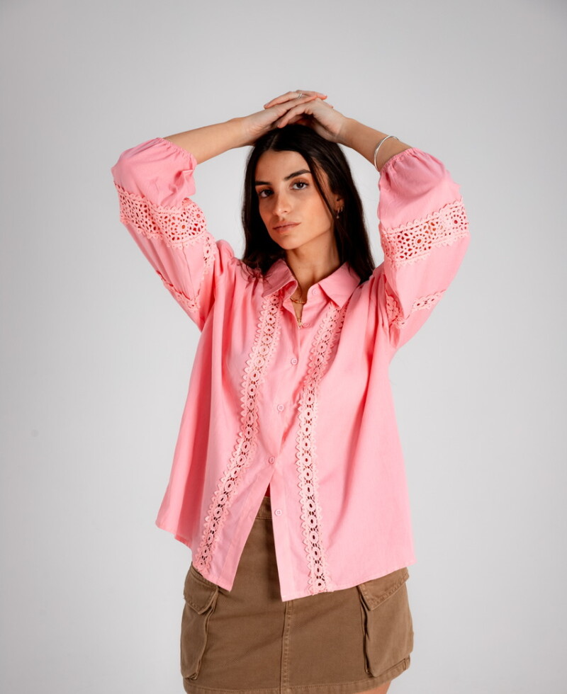 Camisa Francesca rosa Bianca Store