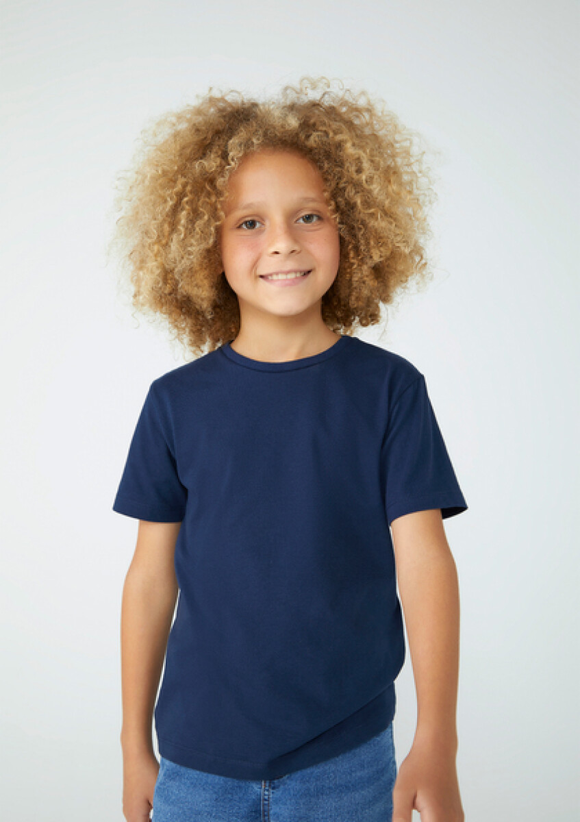 CAMISETA MM MASC - AZUL OSCURO 