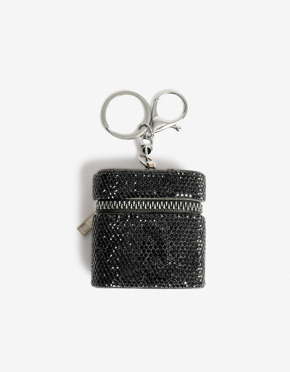 Llavero Y Charm Mini Bag De Strass 