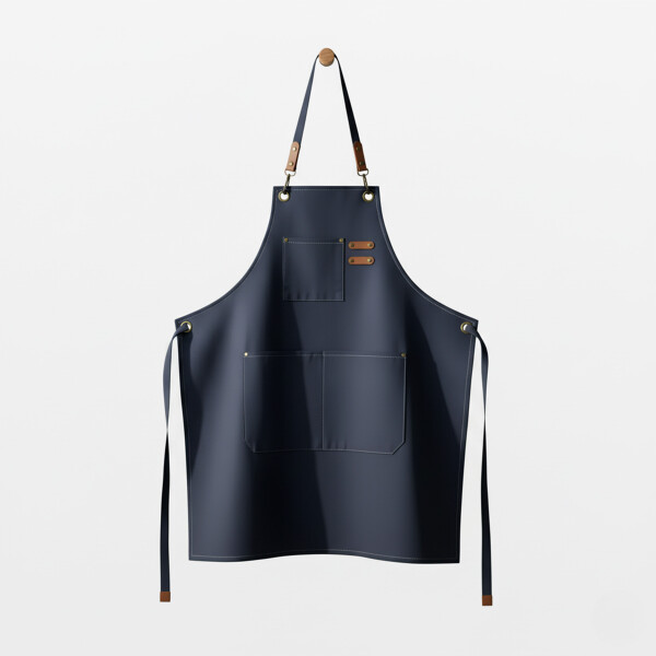 Delantal Gastronómico Jean Cocina Barbería Asado Chef Taller Color Azul