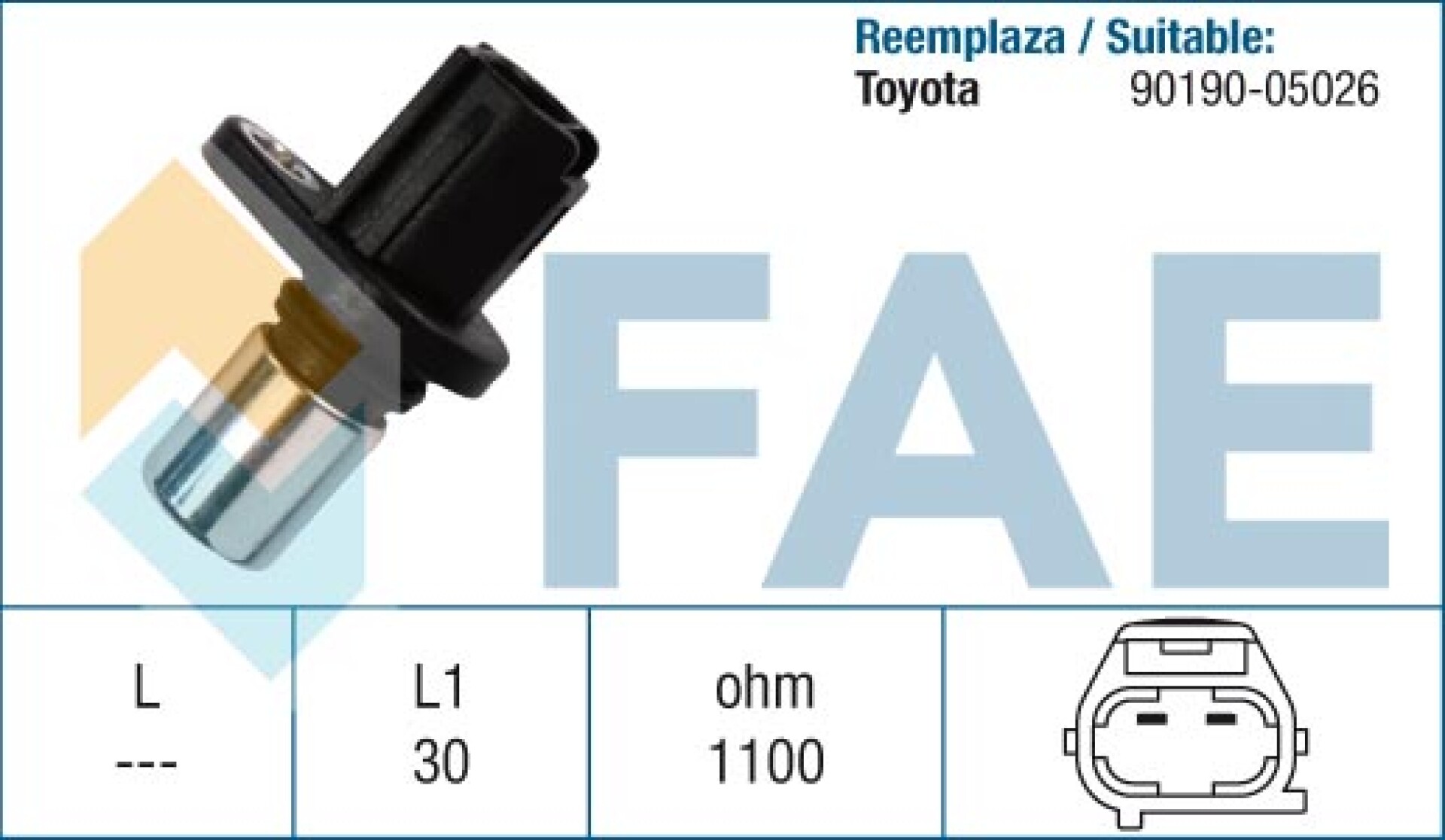 CAPTOR TOYOTA CAPTOR POSICION ARBOL LEVAS COROLLA 1.6 FAW V2 V80 FAE 