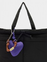 Llavero Charm Corazón violeta
