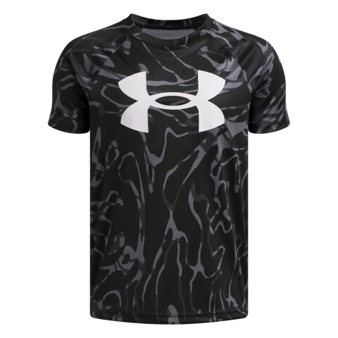 UA Tech BL Printed SS-RED BLK-022